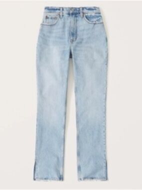 Abercrombie & Fitch 90’s Straight Ultra High Rise Denim Jeans - Curve Love
